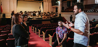 Usach inicia primera etapa de intervención para actualizar y mejorar las instalaciones de nuestra Aula Magna