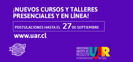 Inscríbete a los cursos y talleres gratuitos de la Universidad Abierta de Recoleta