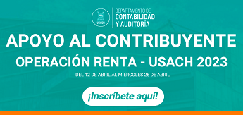 Usach ofrece asesorías para la Operación Renta 2023