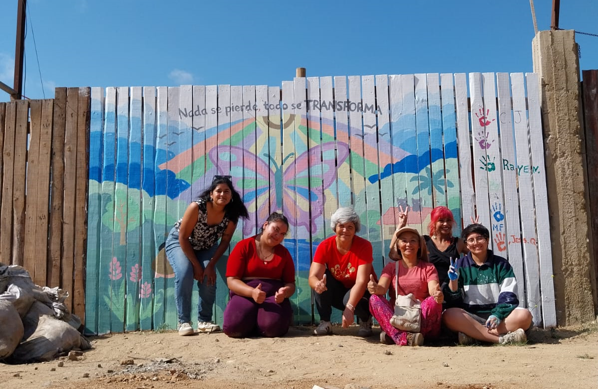 Mural realizado en el marco del proyecto.