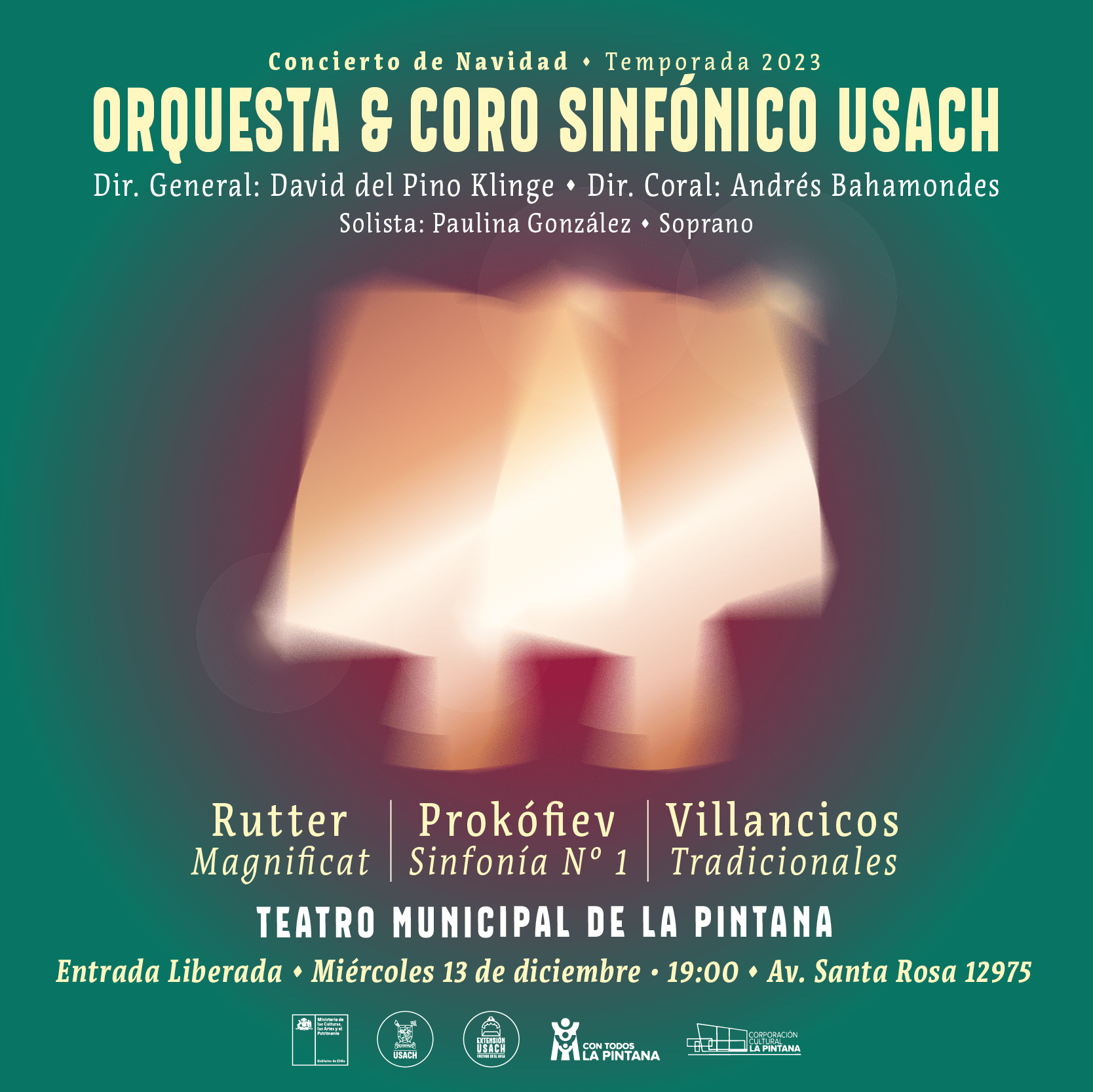 Orquesta Usach & Coro Sinfónico Usach: Concierto de Navidad en La Pintana