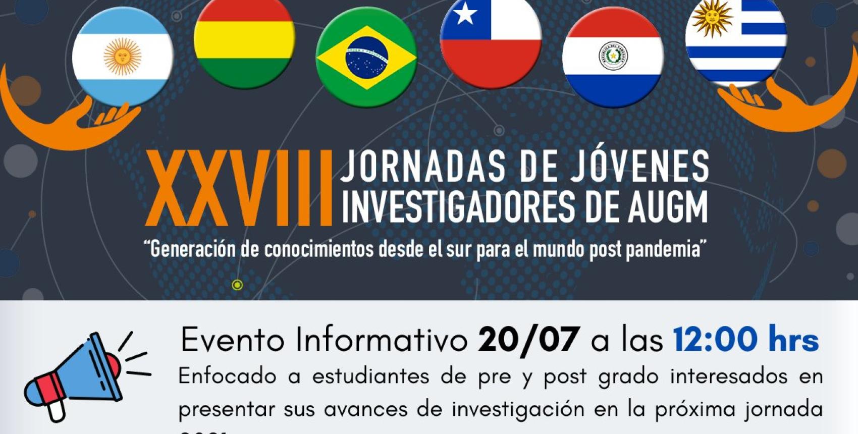 Evento informativo para postular a la XXVIII Jornada de Jóvenes Investigadores de AUGM