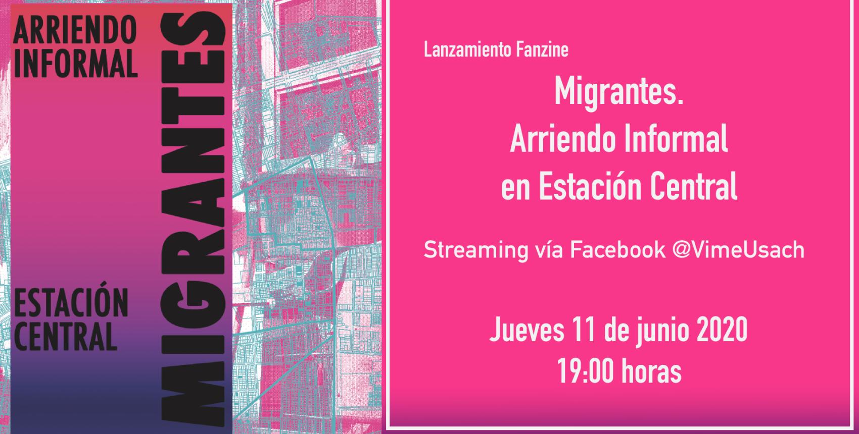Lanzamiento digital Fanzine:  Migrantes Arriendo Informal en Estación Central