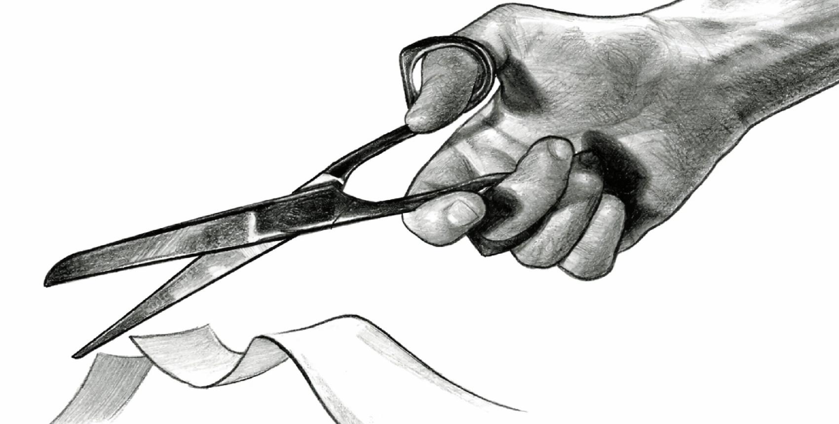 corte de cinta