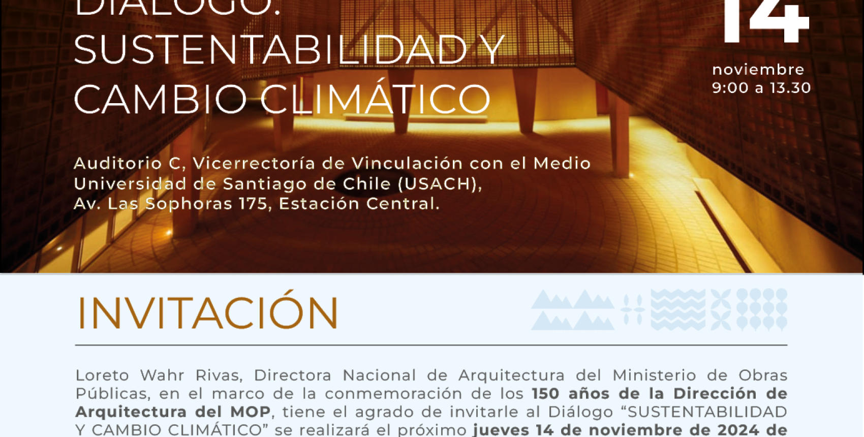 Mesa de diálogo: Sustentabilidad y Cambio Climático