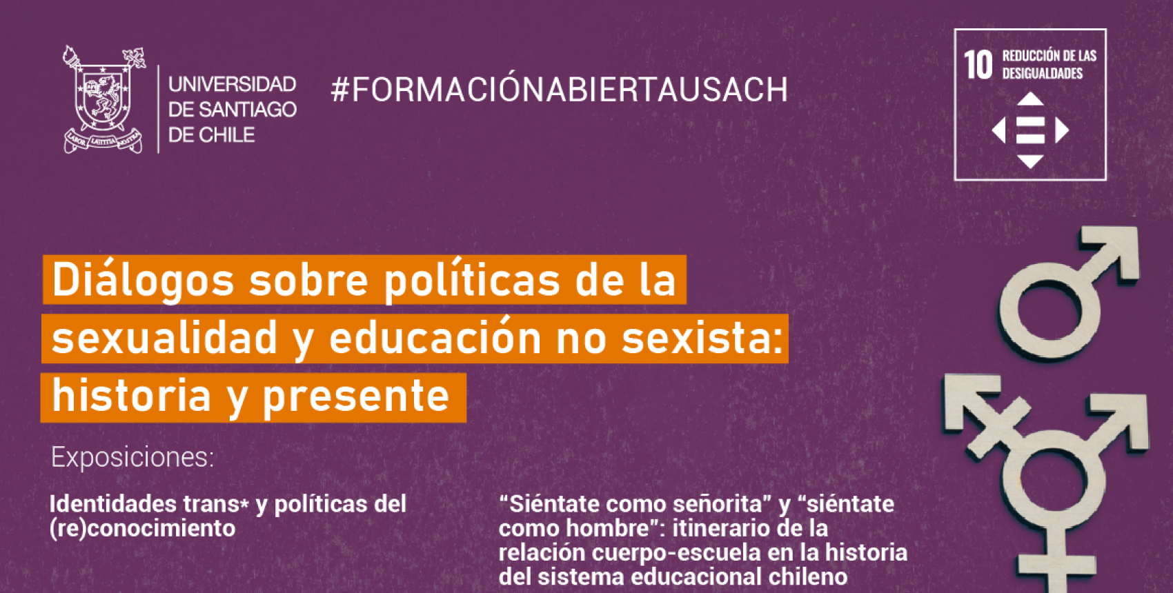 Formación Abierta Usach: Diálogos sobre políticas de la sexualidad y educación no sexista: historia y presente