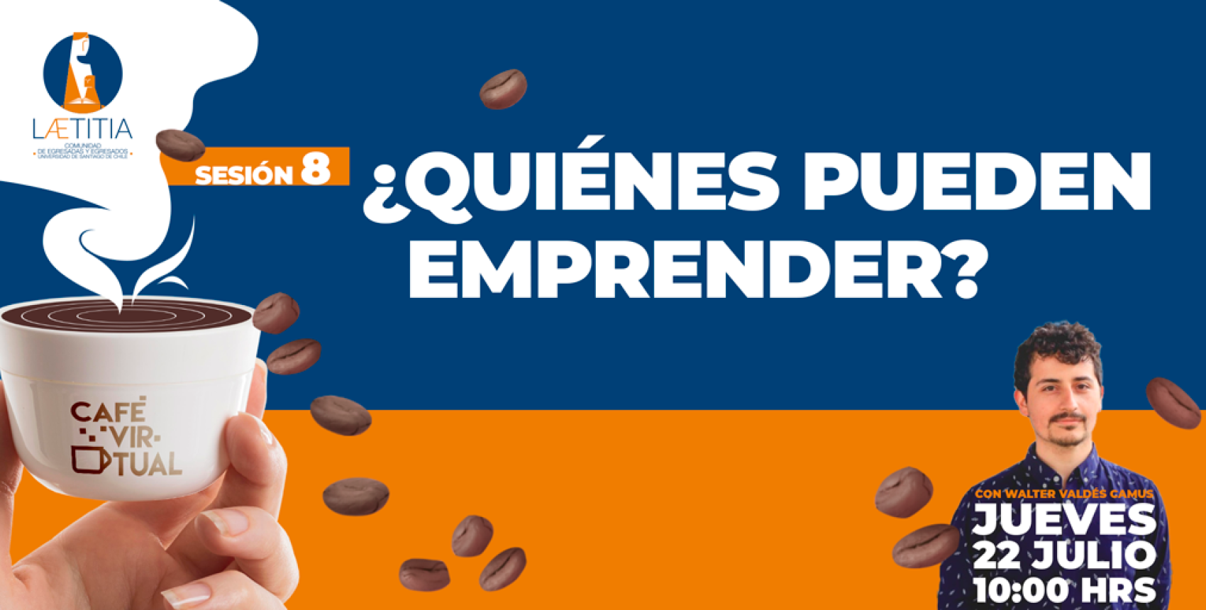 Octava edición del Café Virtual Usach