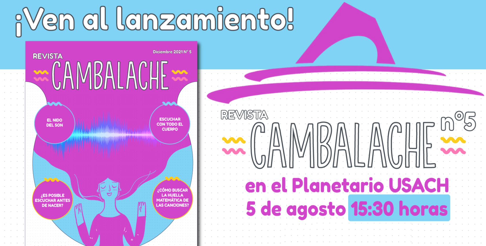 Lanzamiento presencial de la Revista Cambalache N°5