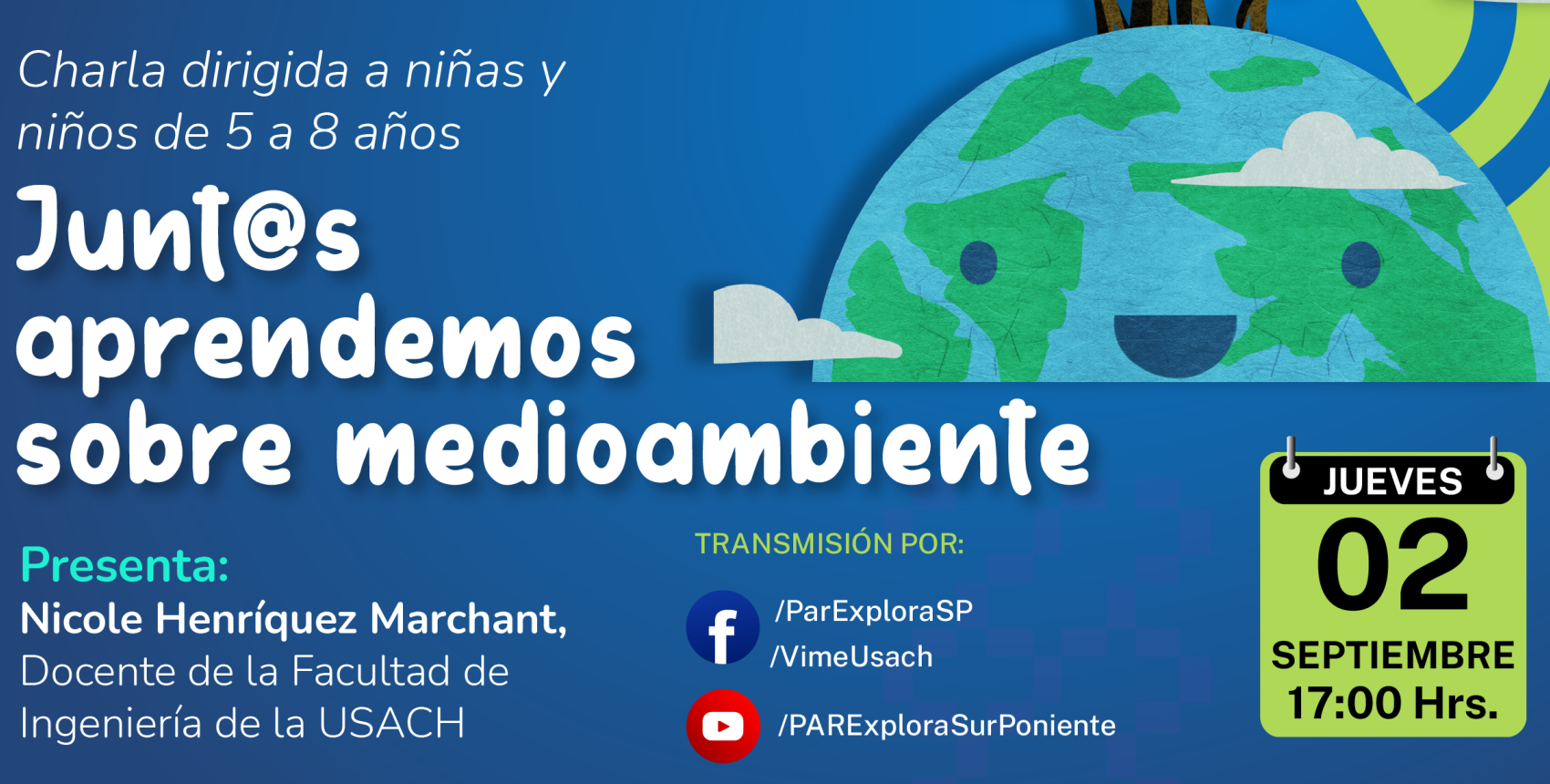 Charla Junt@s aprendemos sobre medioambiente