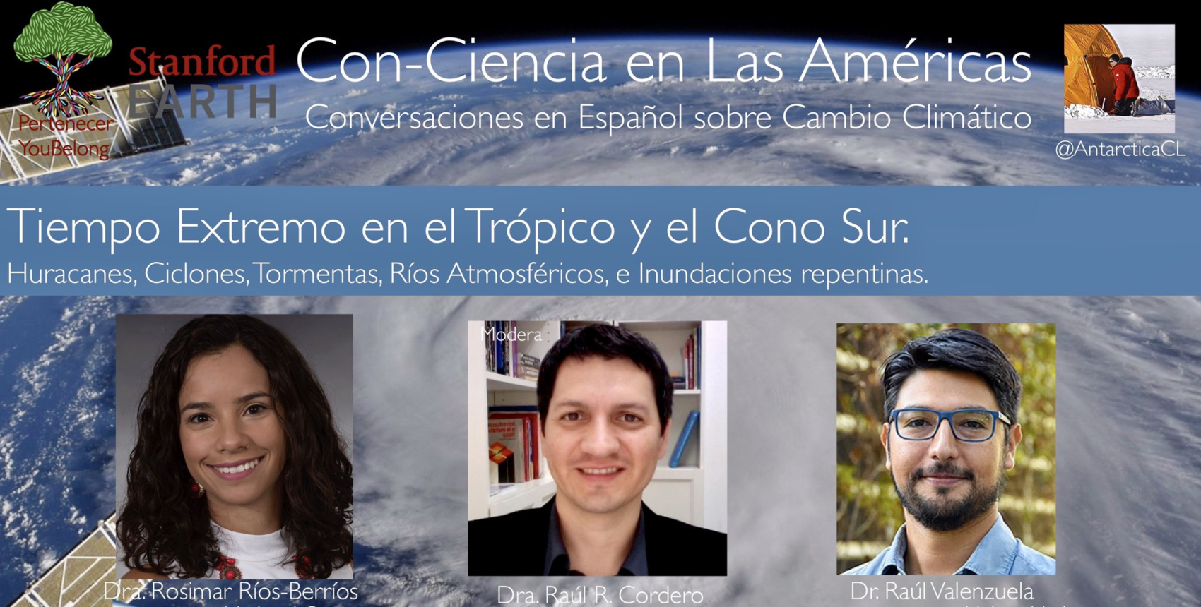 Conversatorio: Tiempo extremo en el Trópico y el Cono Sur