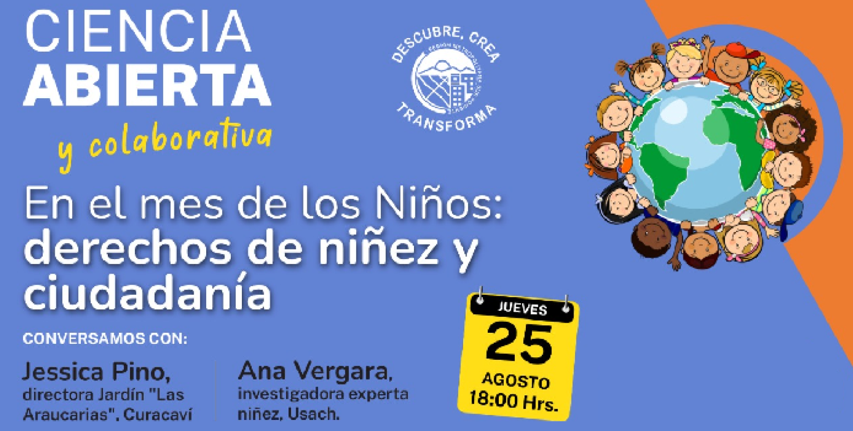 Conversatorio "En el mes de los Niños: derechos de niñez y cuidadanía"