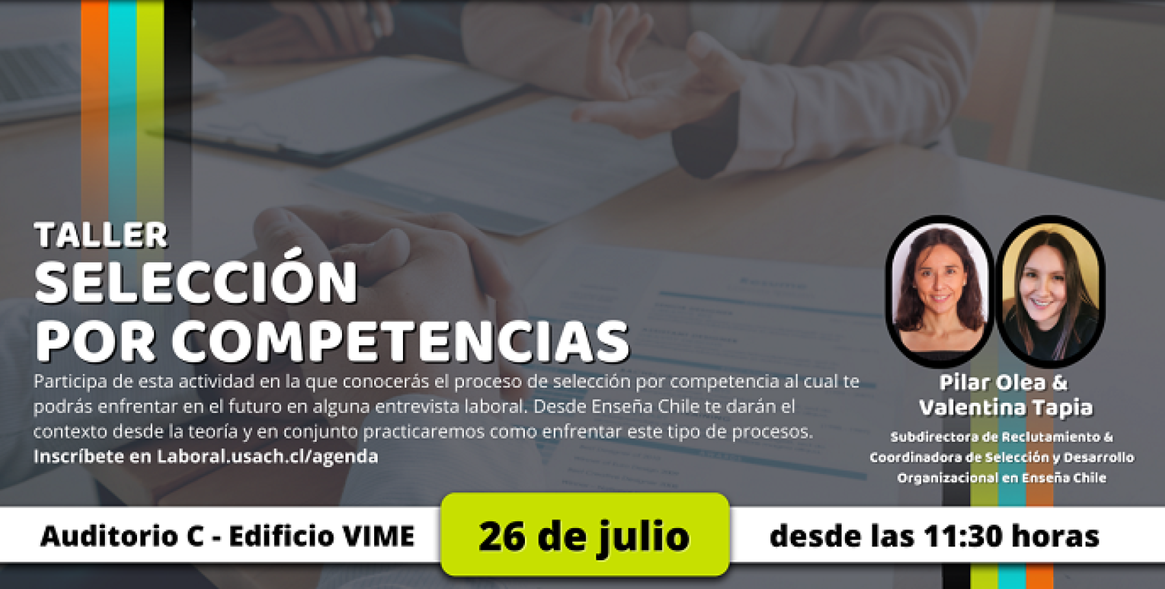 #ConectaTuTalento: Taller "Selección por Competencias" de Enseña Chile