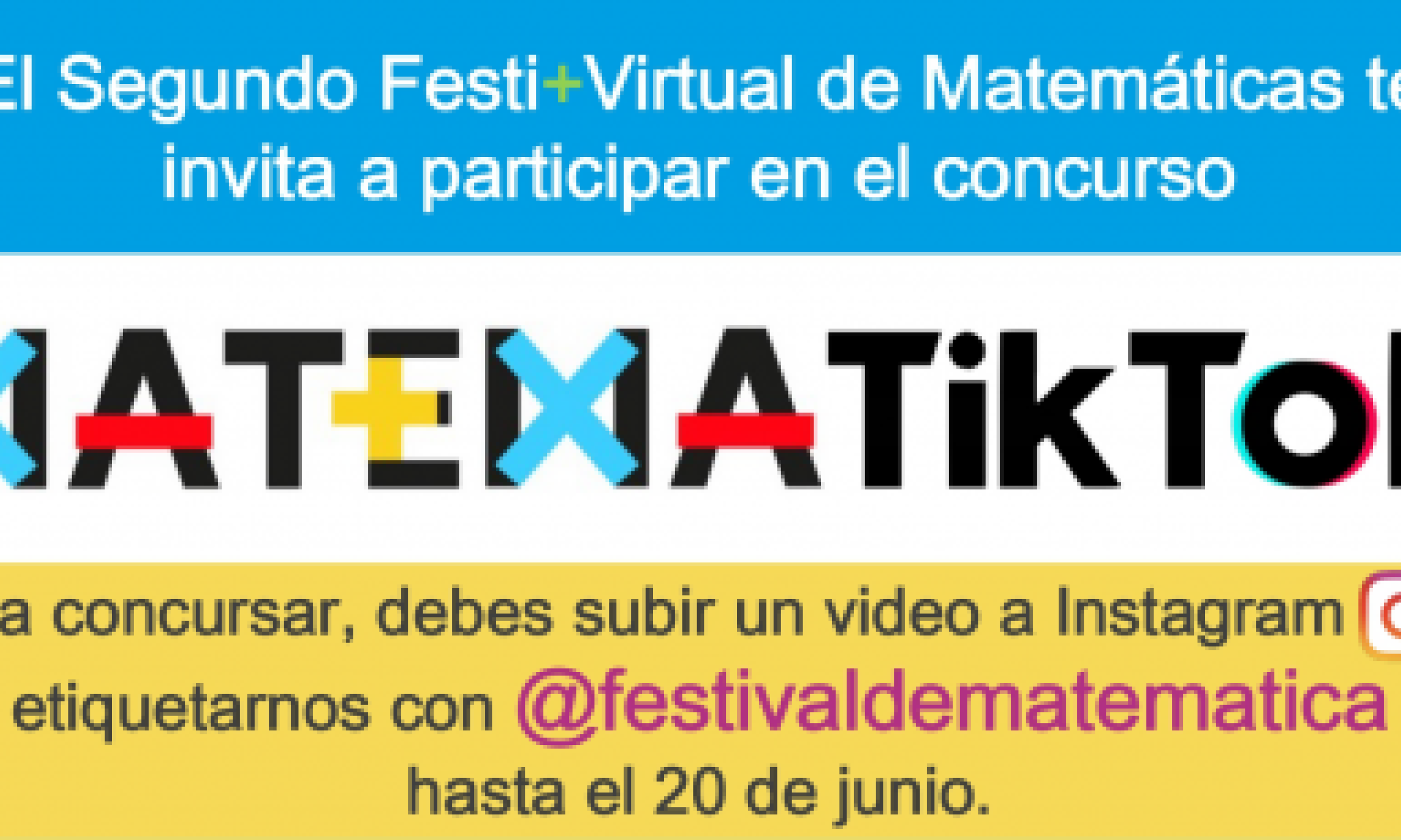 Participa en el concurso MatemaTikTok