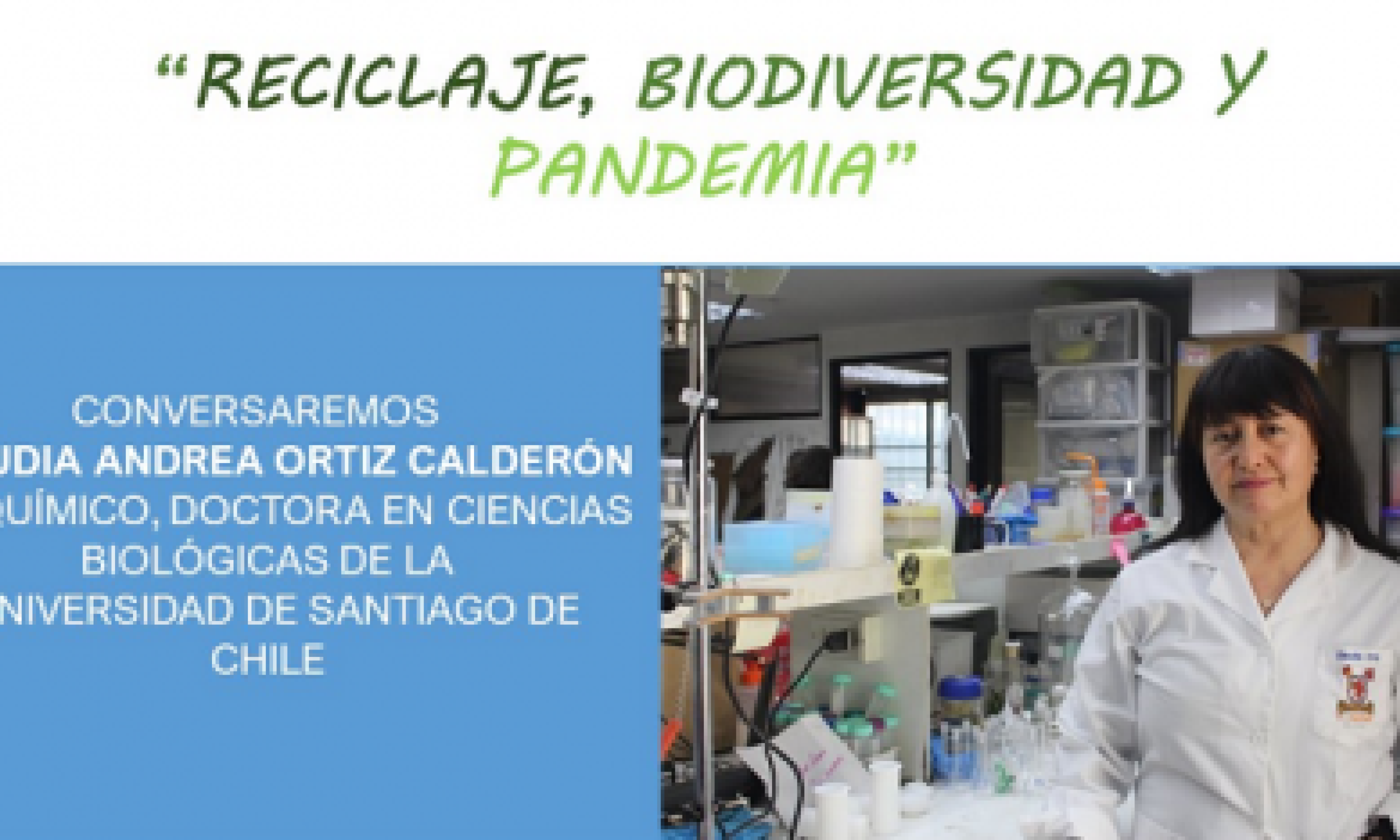 Académica de la Facultad de Química y Biología participa del Programa "Peñalolén más Verde" 