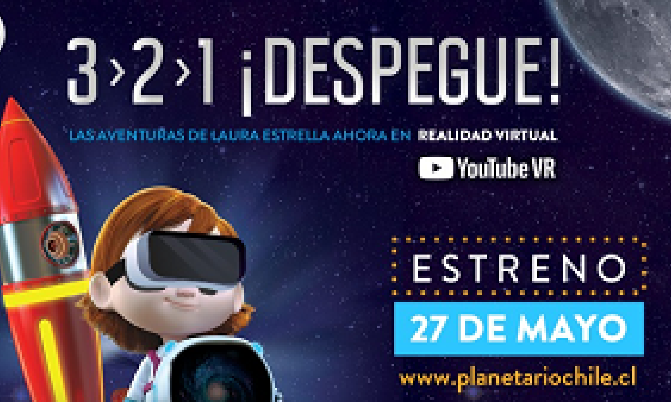 Planetario Usach presenta: 3, 2, 1, ¡Despegue! 