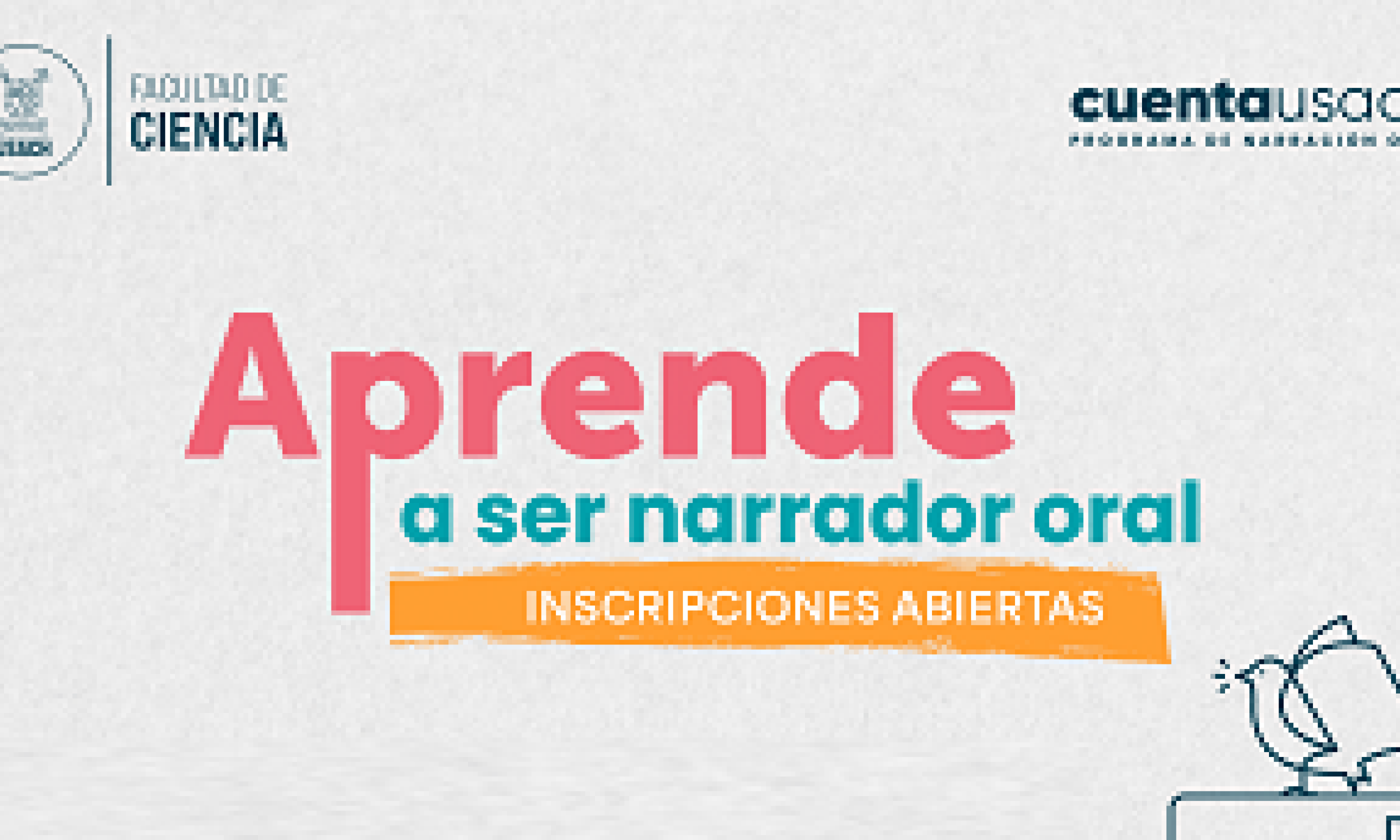 Convocatoria de CuentaUsach: Aprende a ser narrador oral