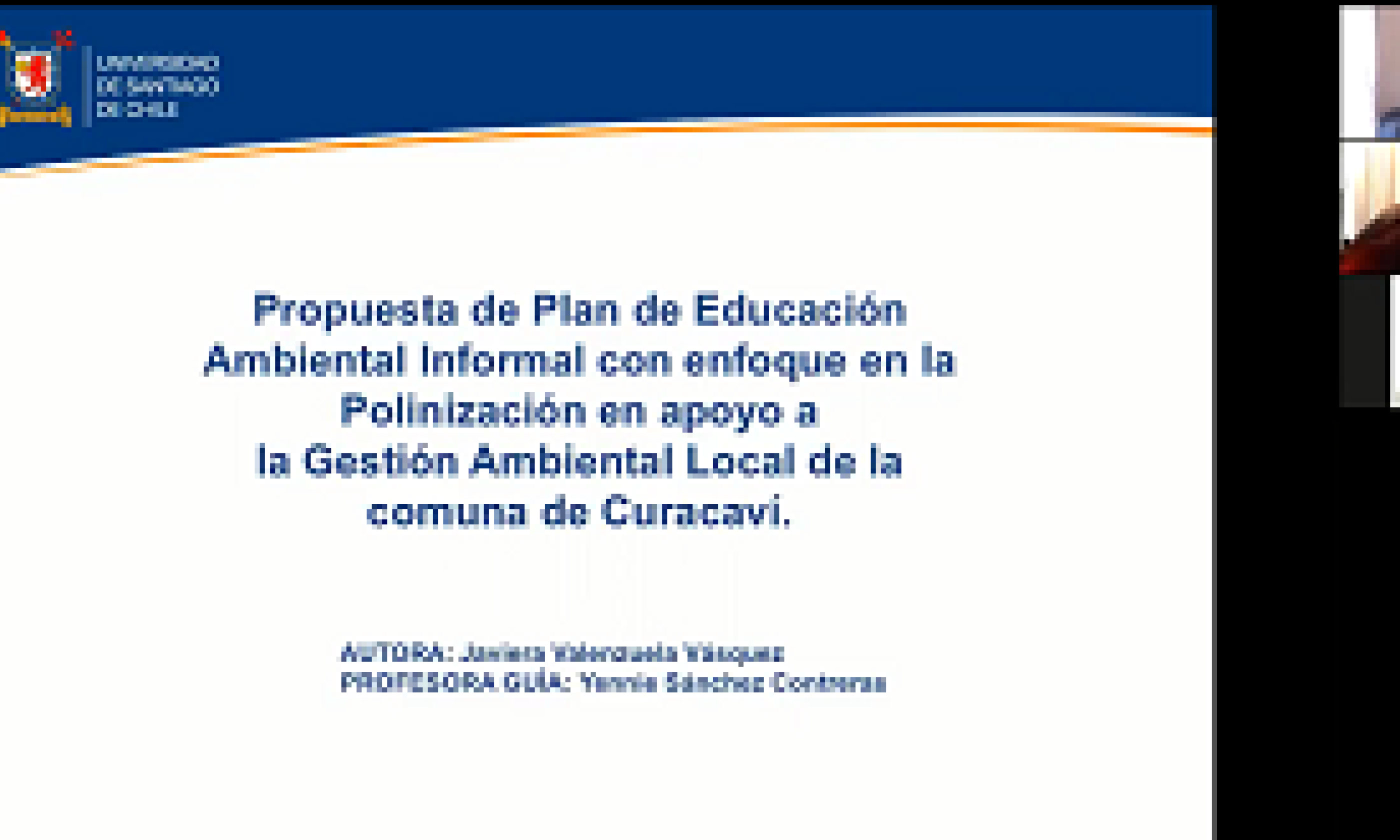 Estudiante de Ing. de Ejecución en Ambiente Usach entregó destacado proyecto de tesis a autoridades comunales de Curacaví