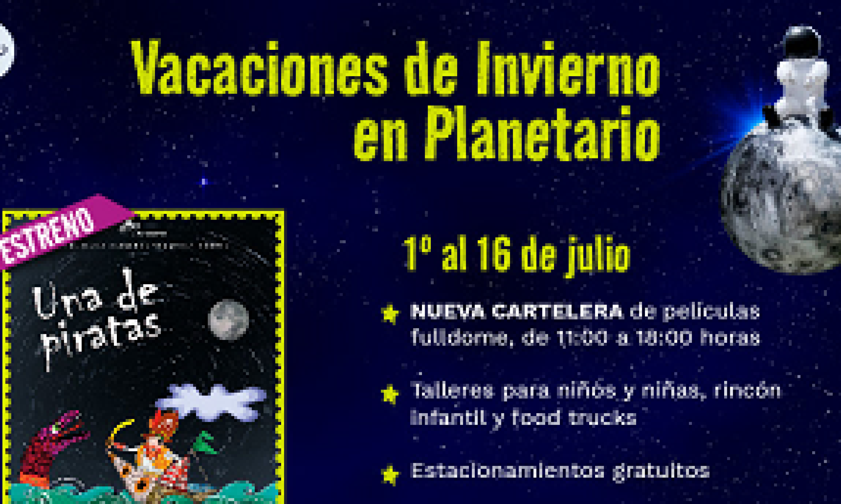 Planetario USACH recibe las vacaciones de invierno con extensa programación y variadas actividades