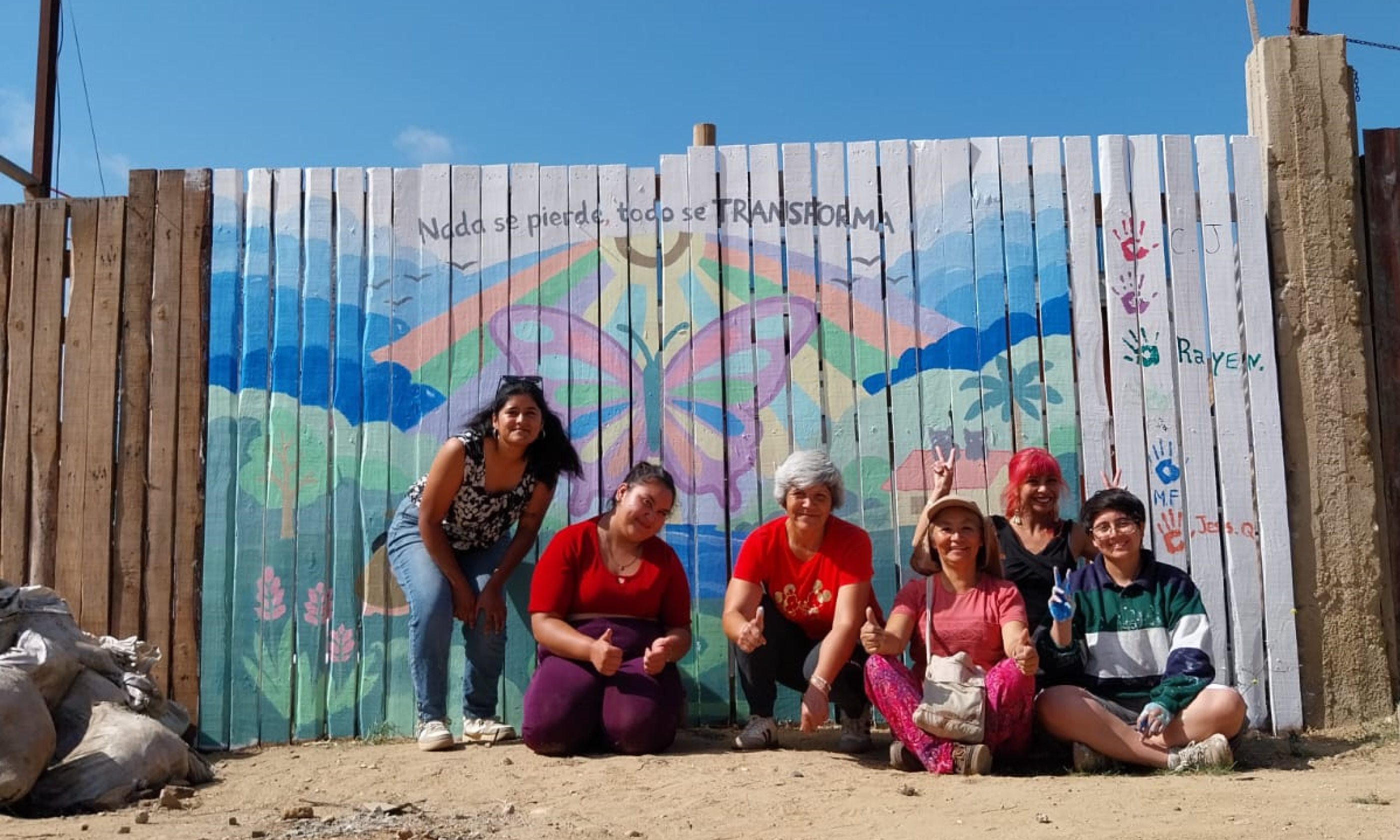 Mural realizado en el marco del proyecto.