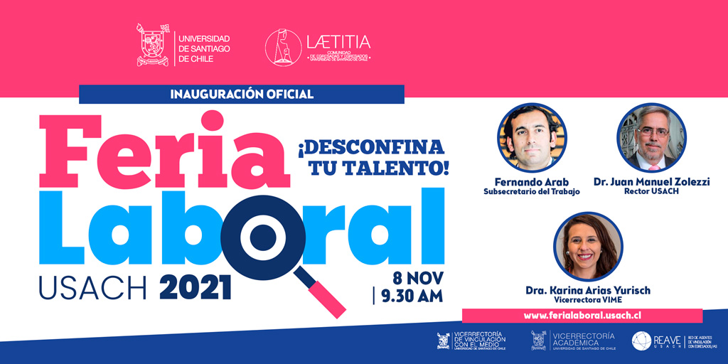 Ceremonia inaugural de la Feria Laboral Usach 2021