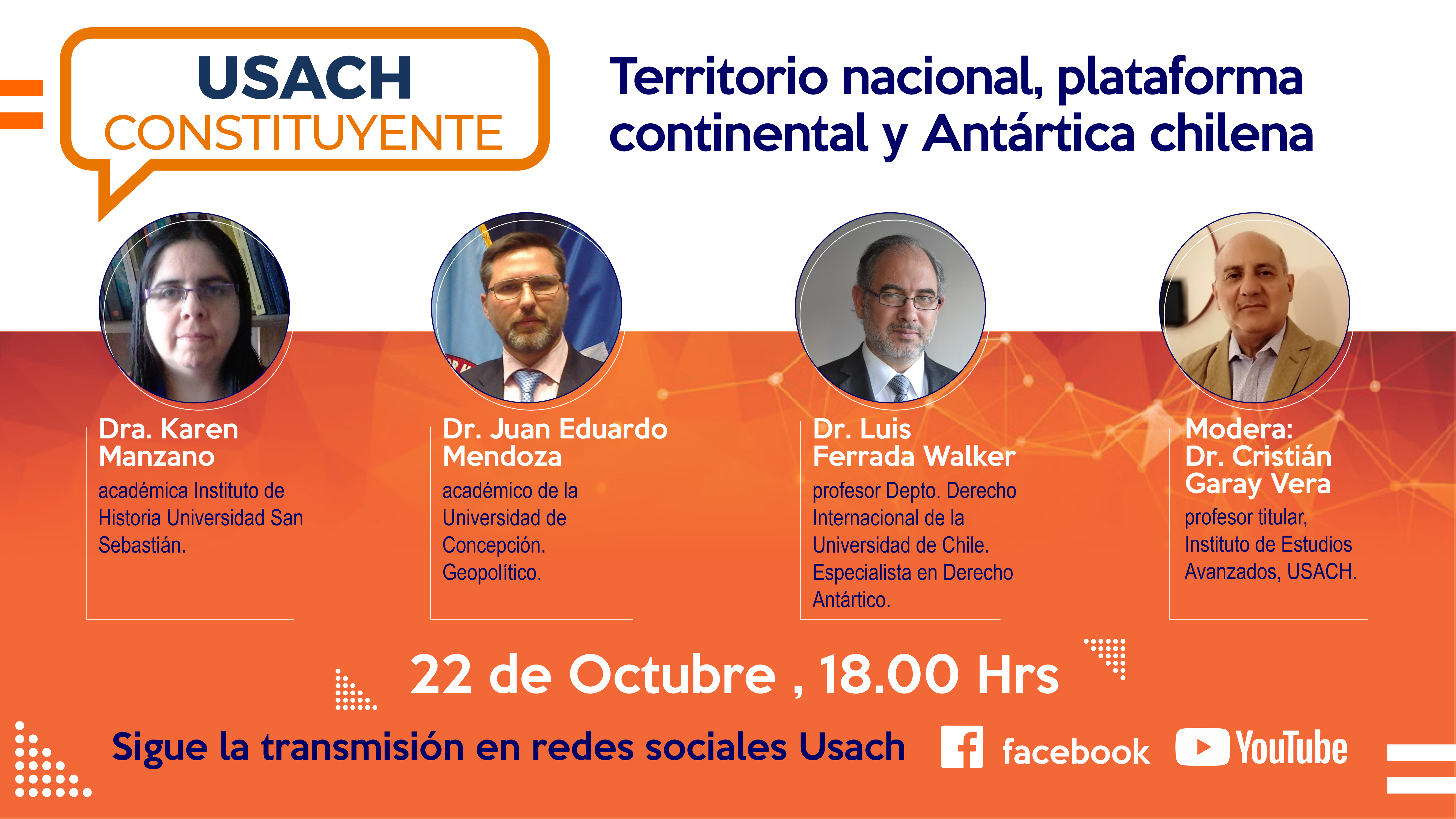 Usach Constituyente - Territorio nacional, plataforma continental y Antártica chilena