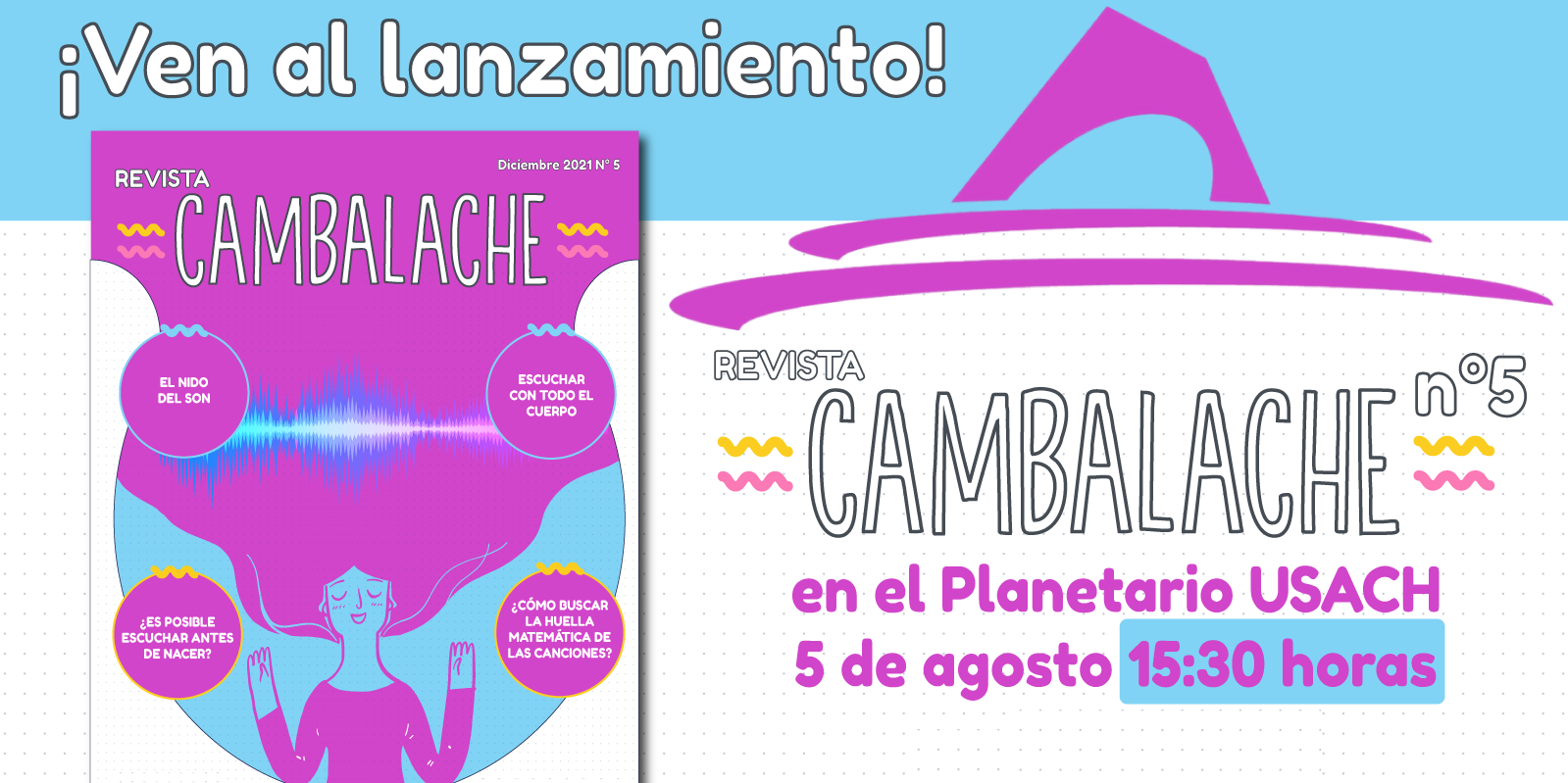 Lanzamiento presencial de la Revista Cambalache N°5