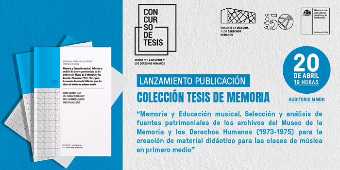 Lanzamiento publicación Concurso de Tesis 2021