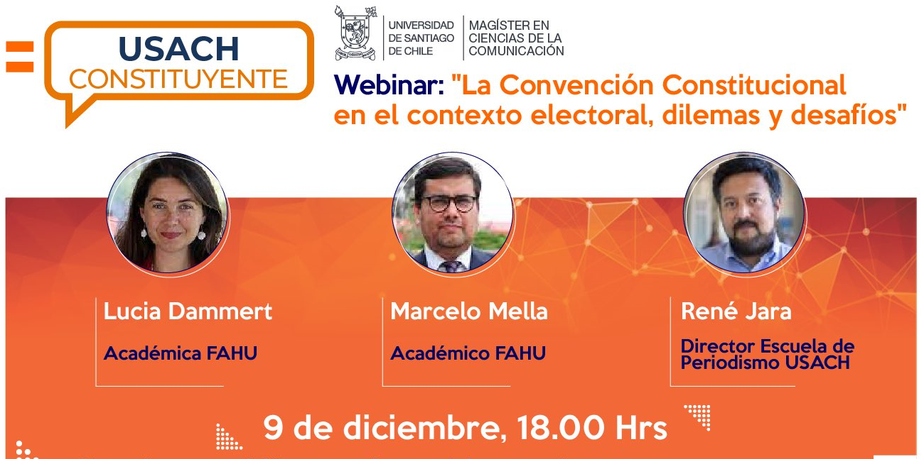 Usach Constituyente: “La Convención Constitucional en el contexto electoral: Dilemas y desafíos”