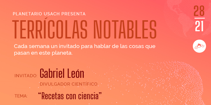 Terrícolas Notables: Gabriel León, biólogo y autor de 'Recetas con ciencia'