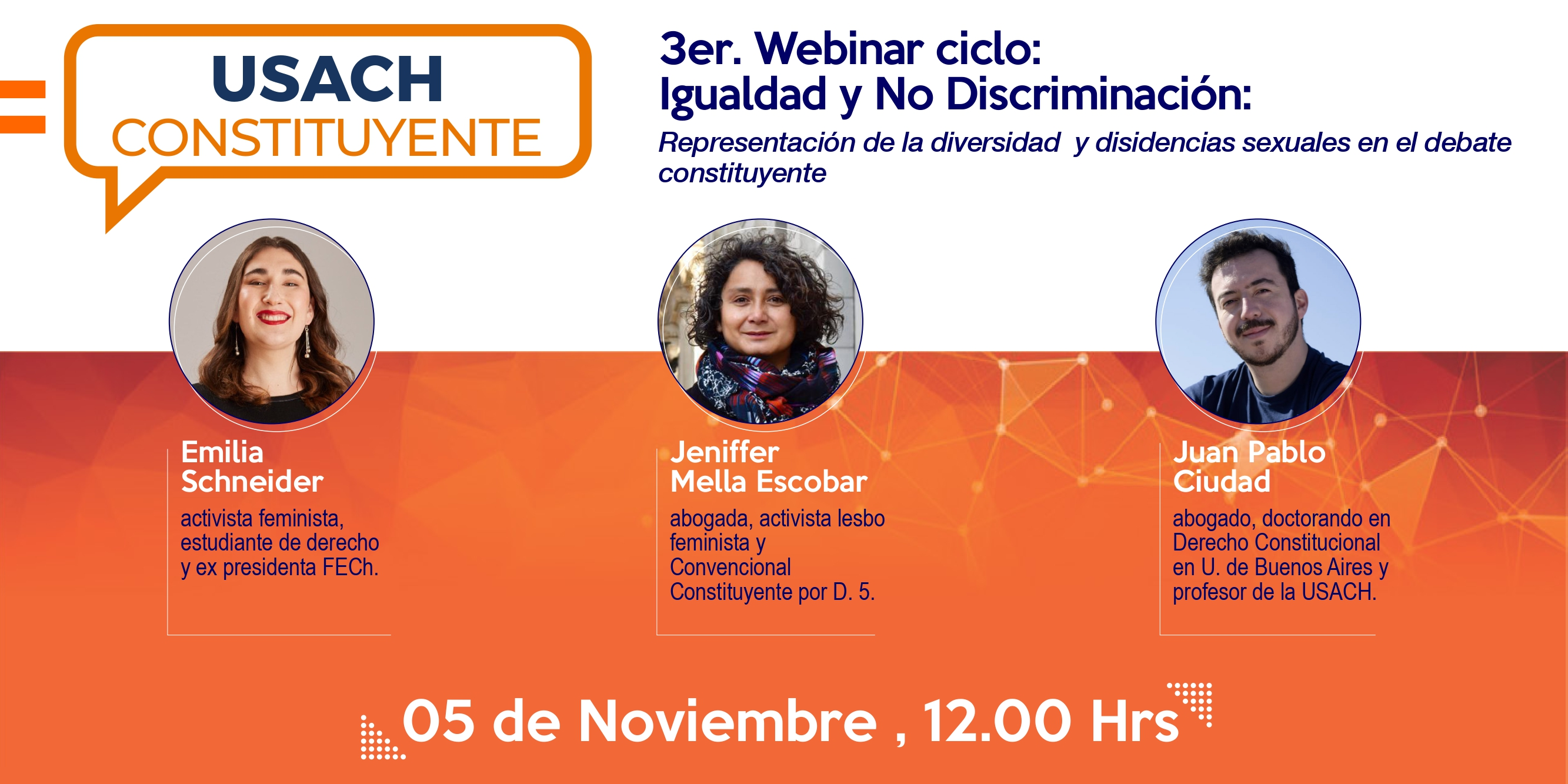 Usach Constituyente: “Representación de la diversidad y disidencias sexuales en el debate constituyente”