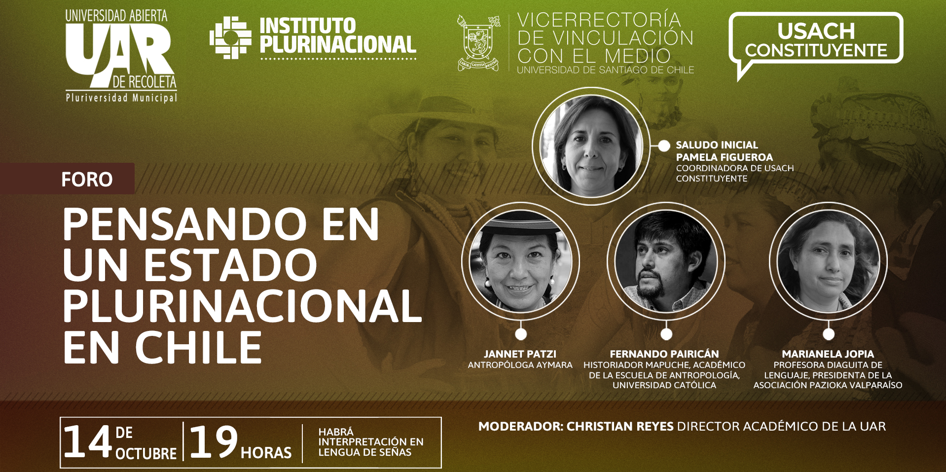 Foro Pensando en un Estado Plurinacional en Chile