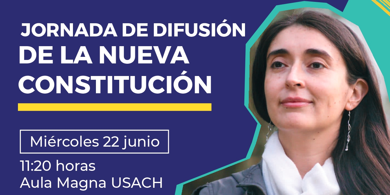 Jornada de difusión de la Nueva Constitución, junto a María Elisa Quinteros
