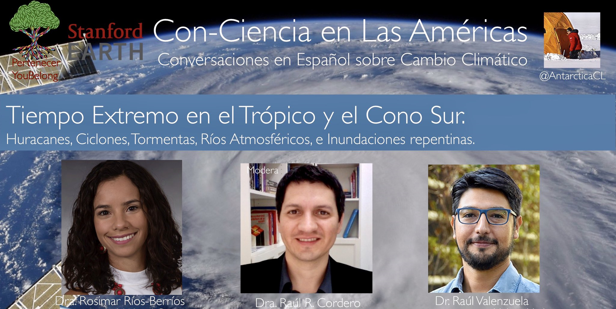 Conversatorio: Tiempo extremo en el Trópico y el Cono Sur