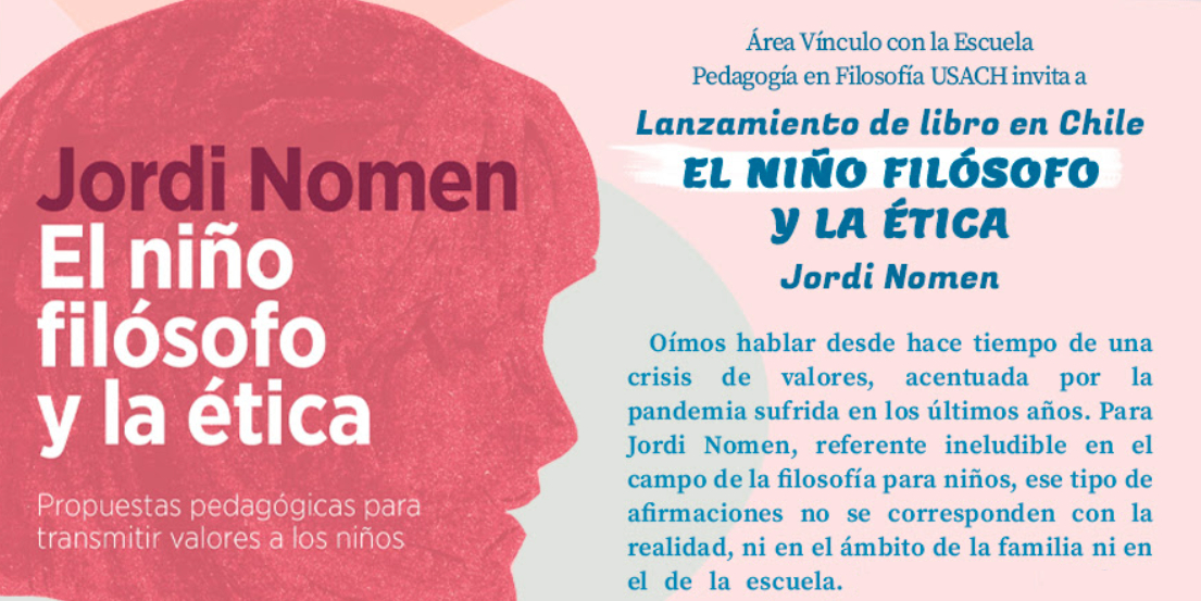 Lanzamiento del libro “El niño filósofo y la ética”, de Jordi Nomen